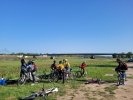 Les jeunes cyclos découvrent les jardins du château de Chaumont-sur-Loire